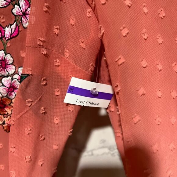 ASOS Floral Embroidered Skater Dress with Bell Sleeves – Sz 8 - Picture 6 of 12